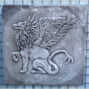 Griffin Concrete Wall Plaque