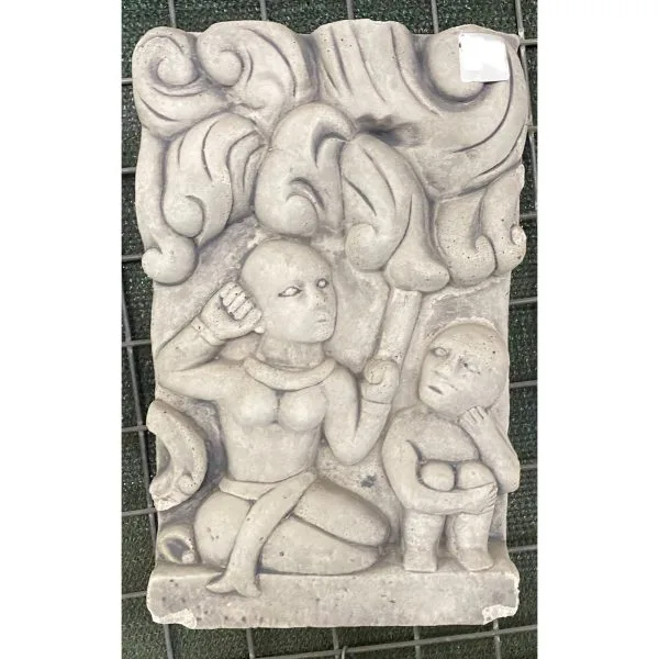 Indian Shrine Concrete Wall Plaque 9274