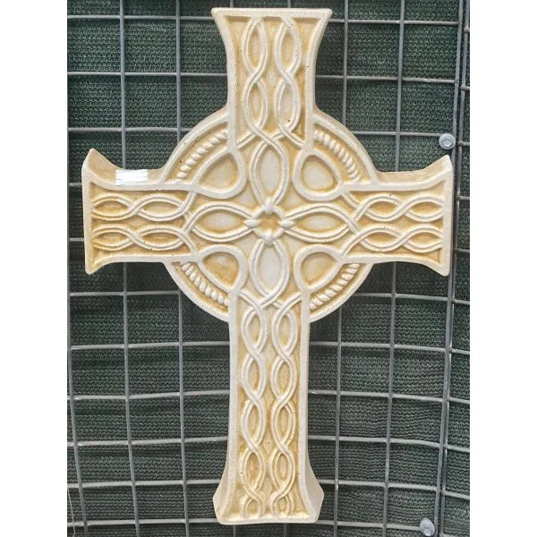 Celtic Cross Concrete Wall Plaque 9280