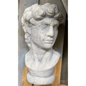 David Bust Concrete Statue