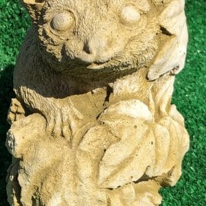 Possum in Leaves Concrete Statue