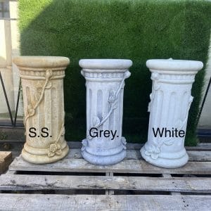 Rose Pedestal Tall Concrete Plinth Stand 1814