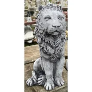 Sitting Lion Concrete Statue