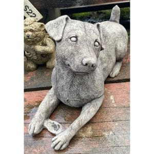Jack Russell Dog Concrete Ornament 0031