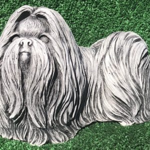Shih Tzu Concrete Dog Statue 0003