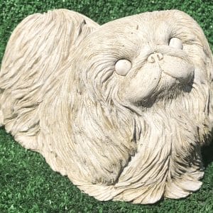 Pekinese Concrete Dog Statue 0911