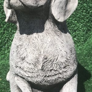 Lab (Labrador) Protecting Pup Concrete Dog Statue 0914