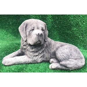 St. Bernard Small Concrete Dog Statue 0011