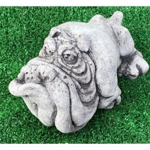 Fun Bulldog Concrete Dog Statue 0013