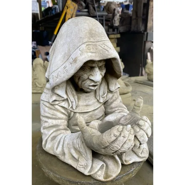 The Alchemist Concrete Wizard Statue