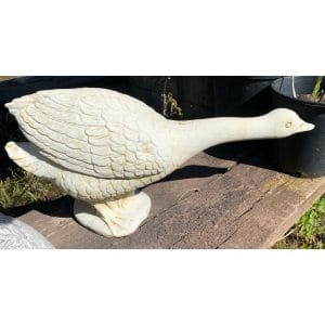 Goose with Long Neck Concrete Bird Statue 0984