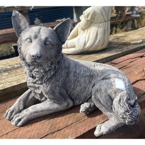 Cattle Dog Concrete Statue 0194 (Kelpie, Blue Heeler, etc.)