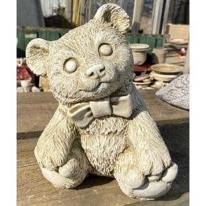 Leaning Teddy Concrete Bear Statue 0180