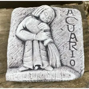 Aquarius Tile Concrete Wall Plaque 9130