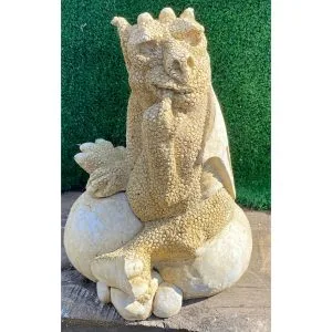 Baby Dragon Concrete Statues 9637
