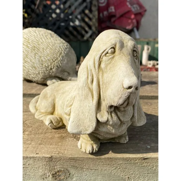 Blood Hound Concrete Dog Statue 0030 - Image 2