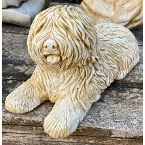 Sheepdog Concrete Dog Statue 0018
