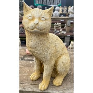 Upright Cat Concrete Animal Statue 0945