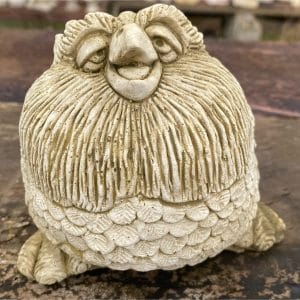 Fun Owl Concrete Bird Statue 0067