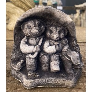 Moles Umbrella Concrete Animal Statue 0057