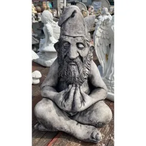Aziz Concrete Gnome Statue 9503