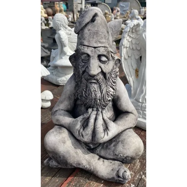 Aziz Concrete Gnome Statue 9503