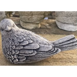 Medium Bird Look Left Concrete Statue 0937
