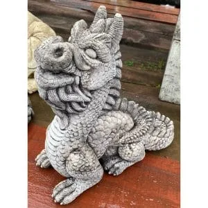 Chinese Dragon Concrete Animal Statue 9630