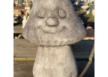 Single Fun Mushroom Concrete Statue 0309