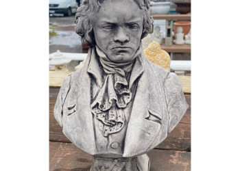 Beethoven Bust Concrete Statue 0209