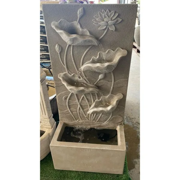 Flower Wall Fountain Small Lightweight