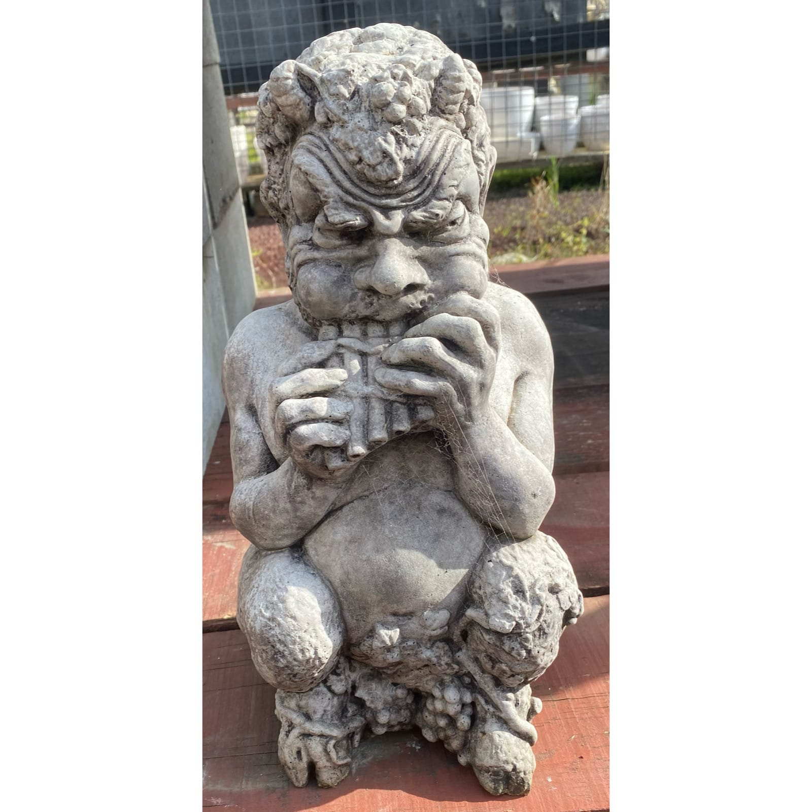 Pan Satyr Roman God Concrete Statue 9554