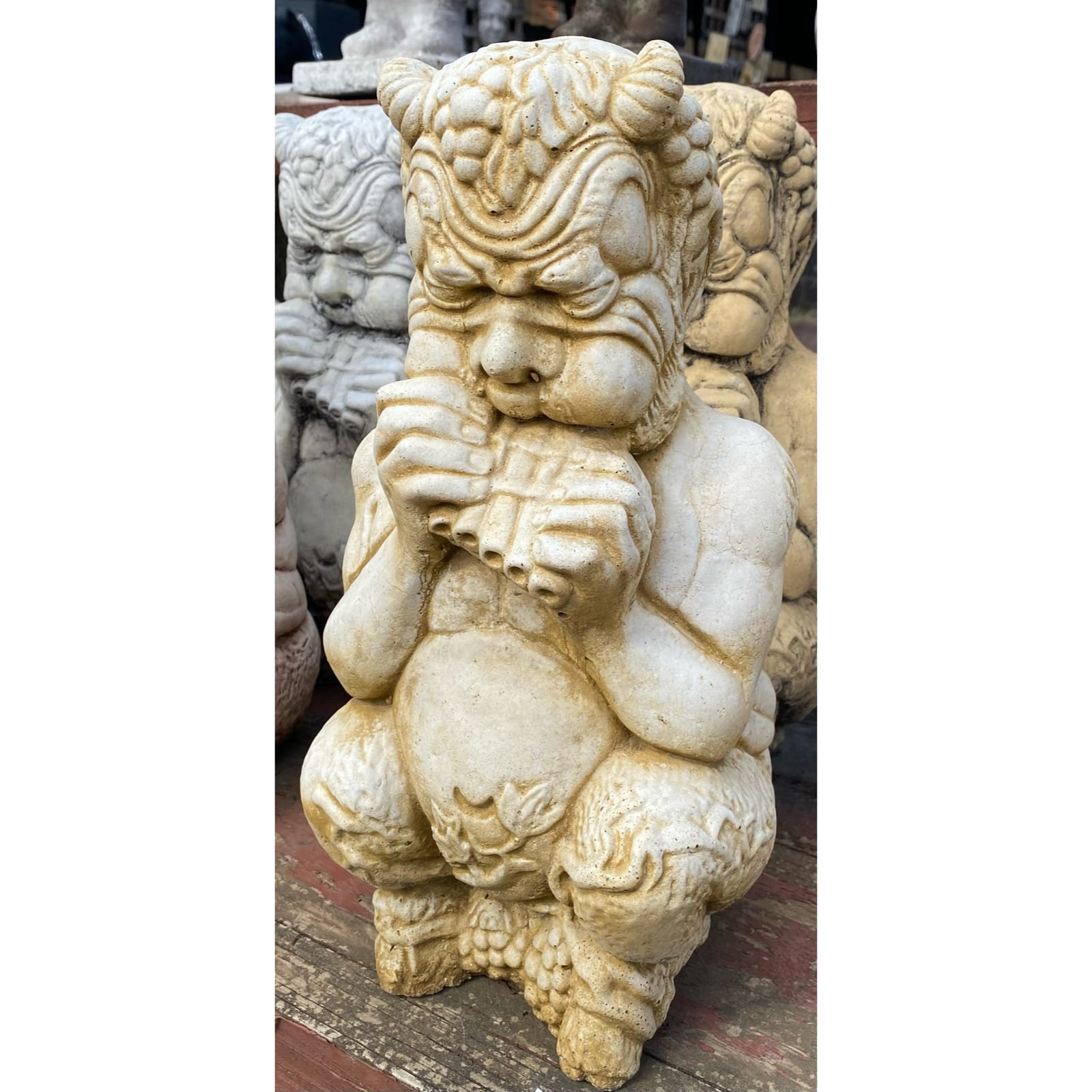 Pan Satyr Roman God Concrete Statue 9554 - Image 2