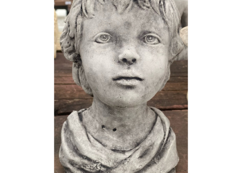 Child Bust Concrete Statue 9534