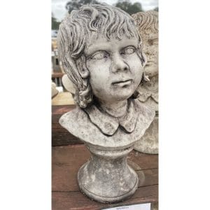 Girl Bust Concrete Statue 0213