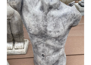Male Torso Concrete Statue 9565