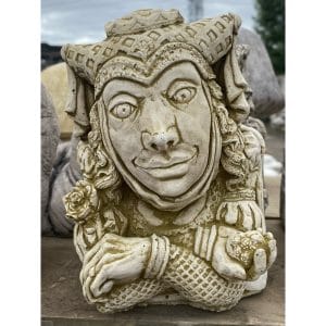 Joker Queen Head Concrete Statue 0299