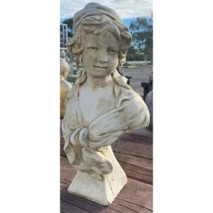 Anna Bell Bust Concrete Statue 0211