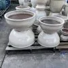 Large Bowl Glazed Garden Planter - Image 5