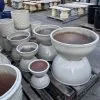 Large Bowl Glazed Garden Planter - Image 6