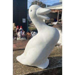 Upright Duck Small Concrete Bird Statue 0074