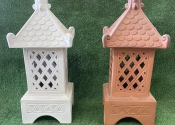 Terracotta Square Lantern