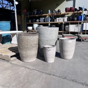 Lotus Crucible Glazed Garden Pot