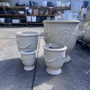 Provincial Urn Glazed garden pot