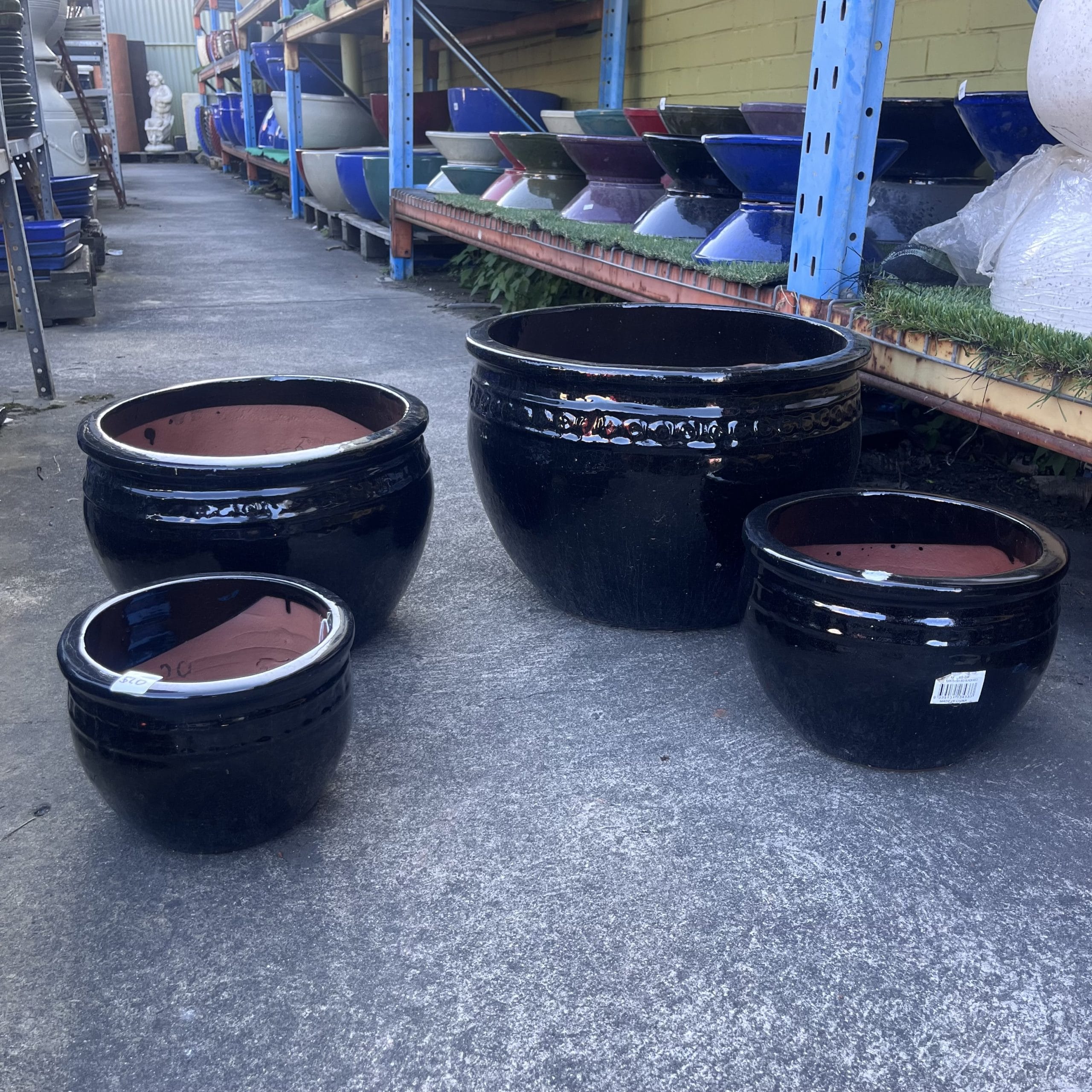 Coin Planter Glazed Garden Pot - Image 6