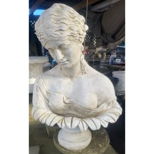 Clythie Bust Concrete Statue