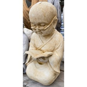 Tibet Monk Reading Concrete Statue 1438