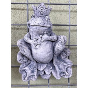 Frog Prince Concrete Plaque 0529