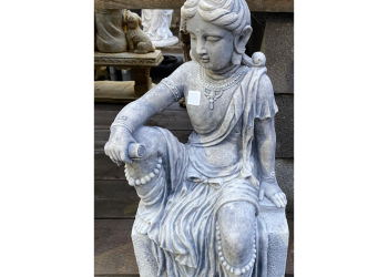 Priestess Concrete Statue 1351
