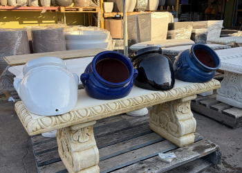 Glazed Wall Jug Planter